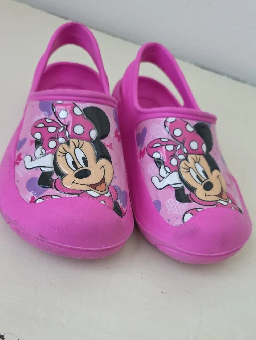 Disney Minnie Mouse Pink Kids Clog Sandals